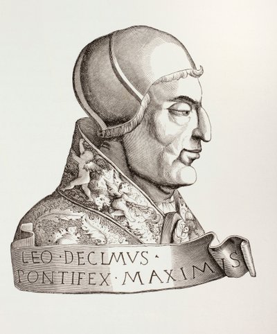 Pape Léon X, de 